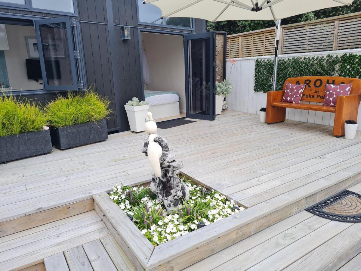 Apartamento Aroha Tiny House Peka Peka Waikanae Exterior foto